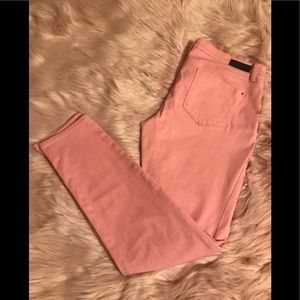 Donna Karan Ave B Ultra Skinny Jeans PinK